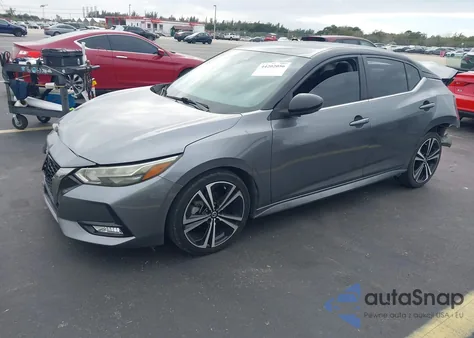 2021 Nissan Sentra Sr Xtronic Cvt z USA, uszkodzony, nr VIN 3N1AB8DV2MY263690